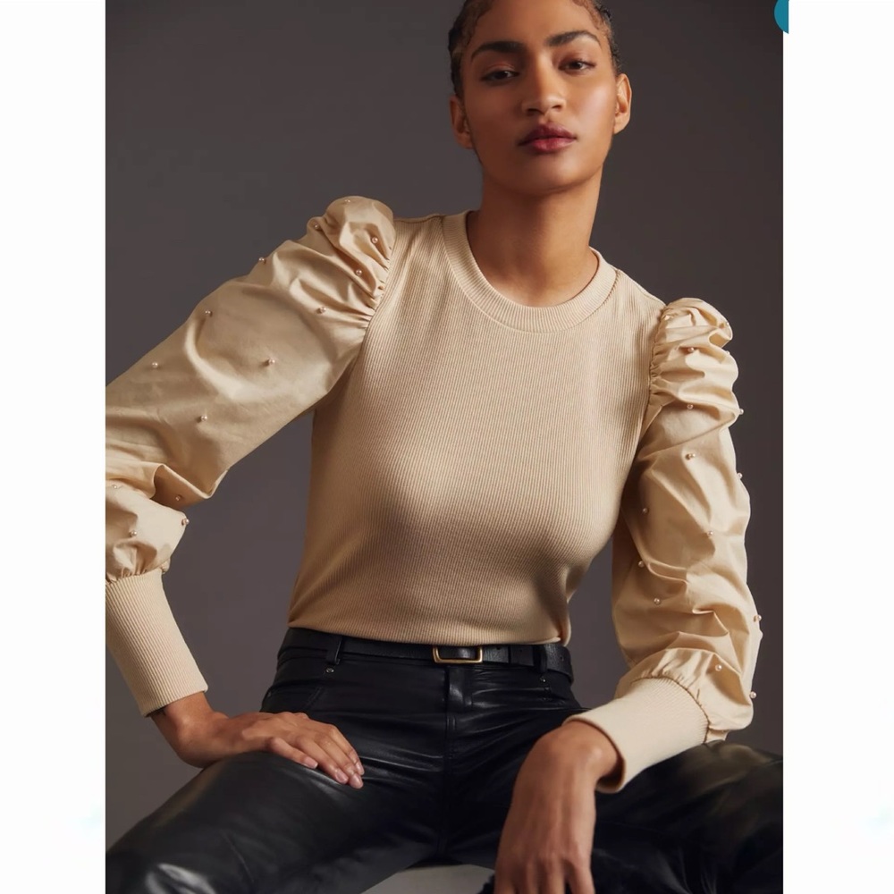 Anthropologie Dolan Puff - Sleeve Blouse size 2X